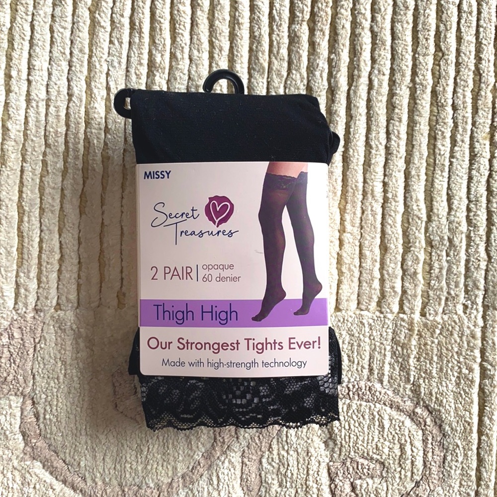 Secret Treasures Missy black 2 pair